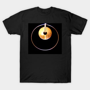 GEOMETRIC BLACK GOLD PENDANT DESIGN T-Shirt